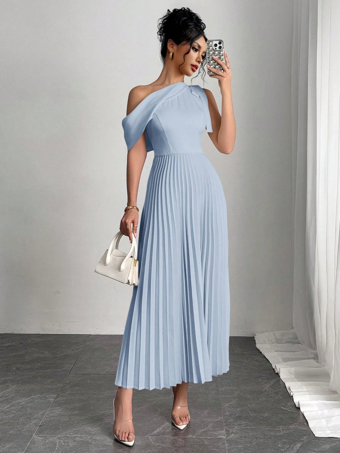 Rochie maxi SHEIN, albastru