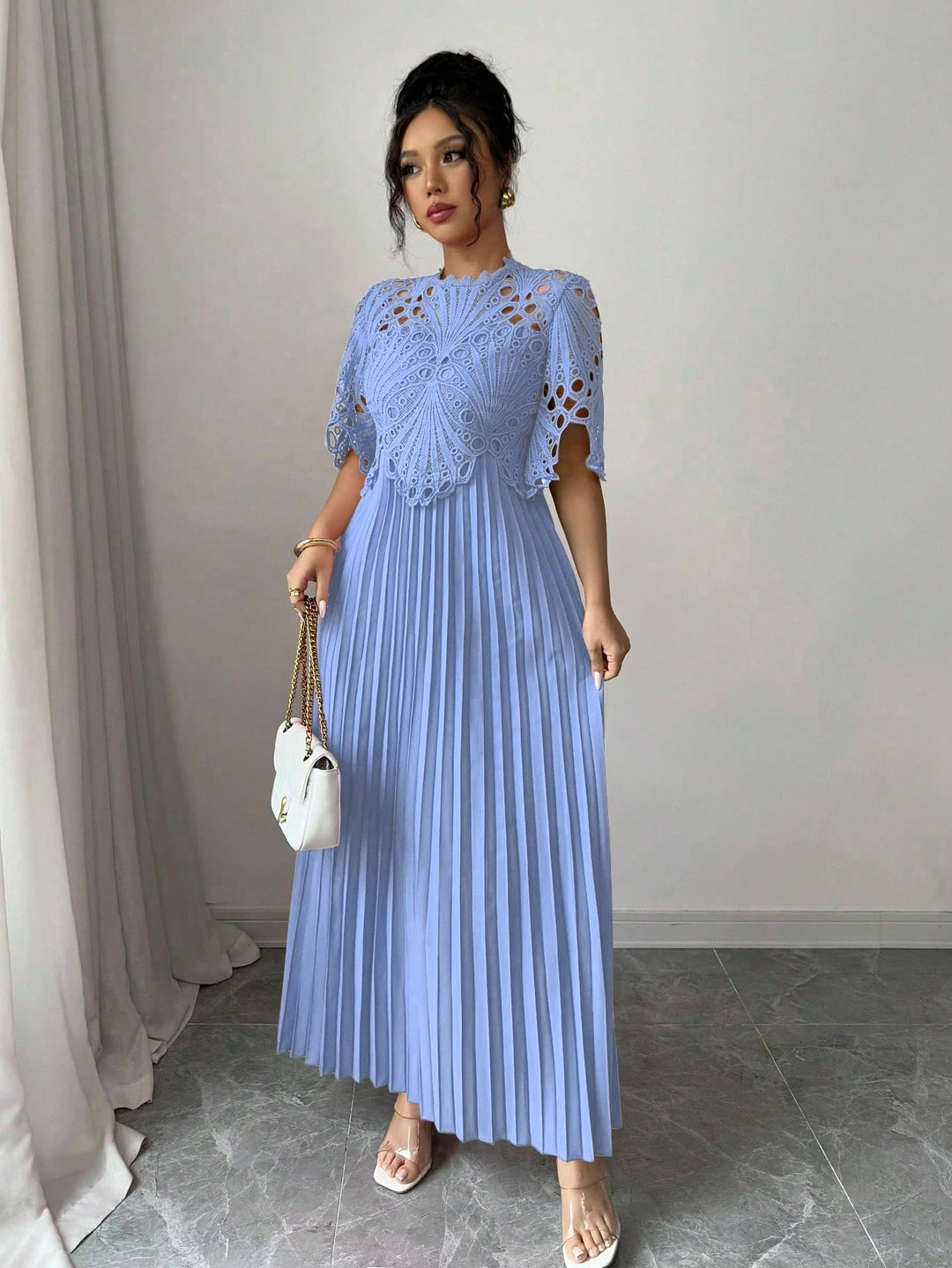 Rochie maxi SHEIN, albastru