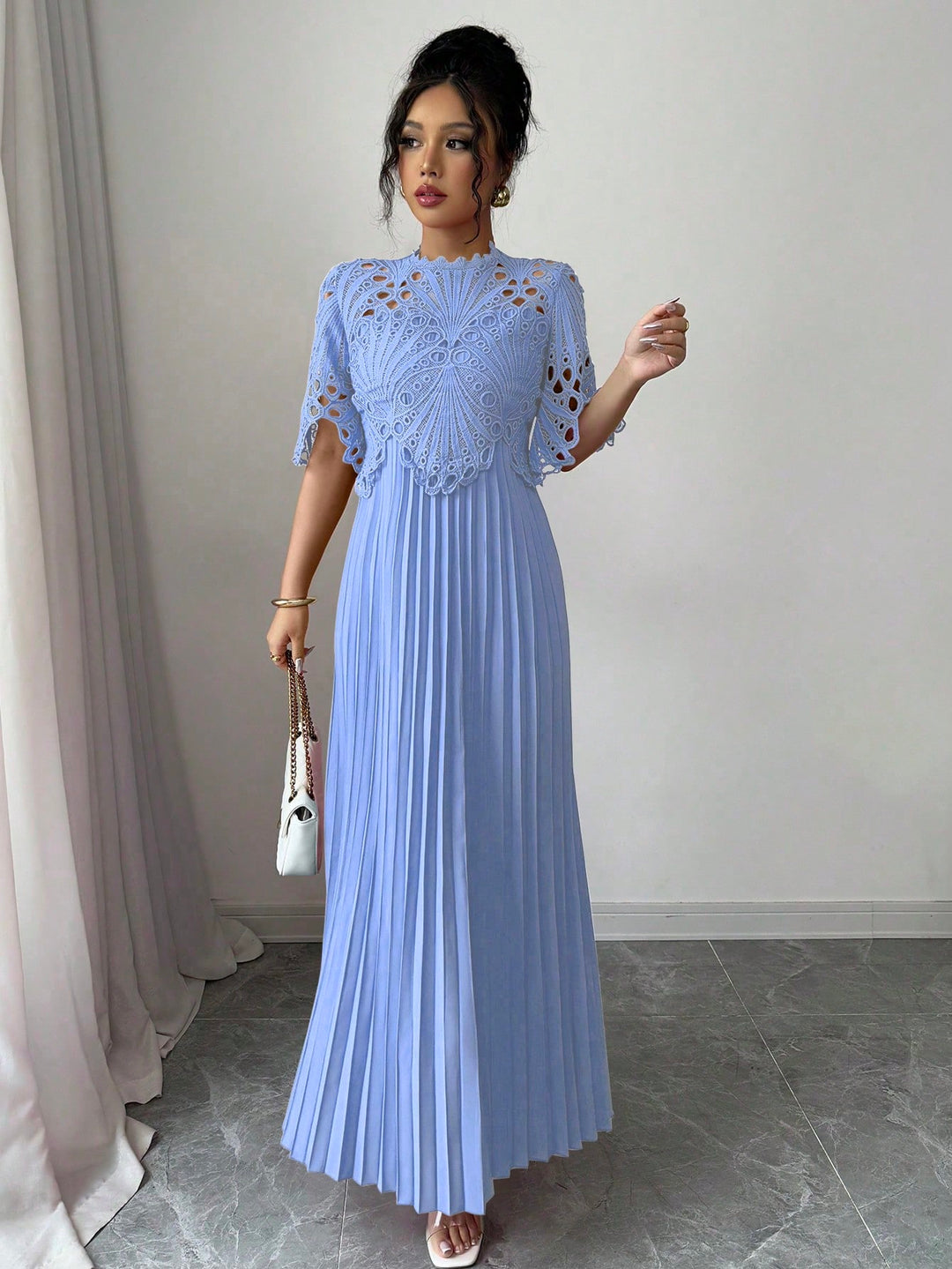 Rochie maxi SHEIN, albastru