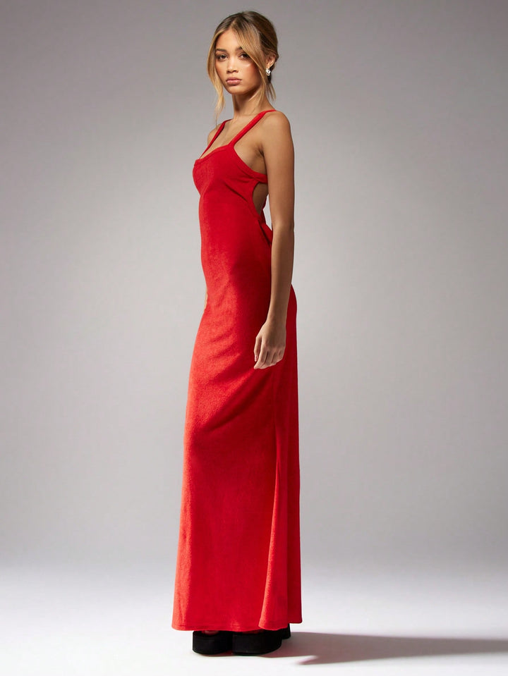 Rochie maxi SHEIN, roșu