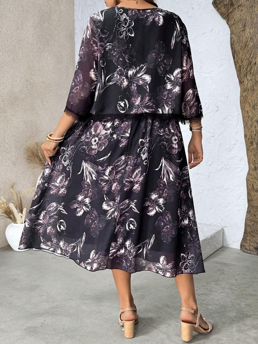 Rochie midi Shein , mix color