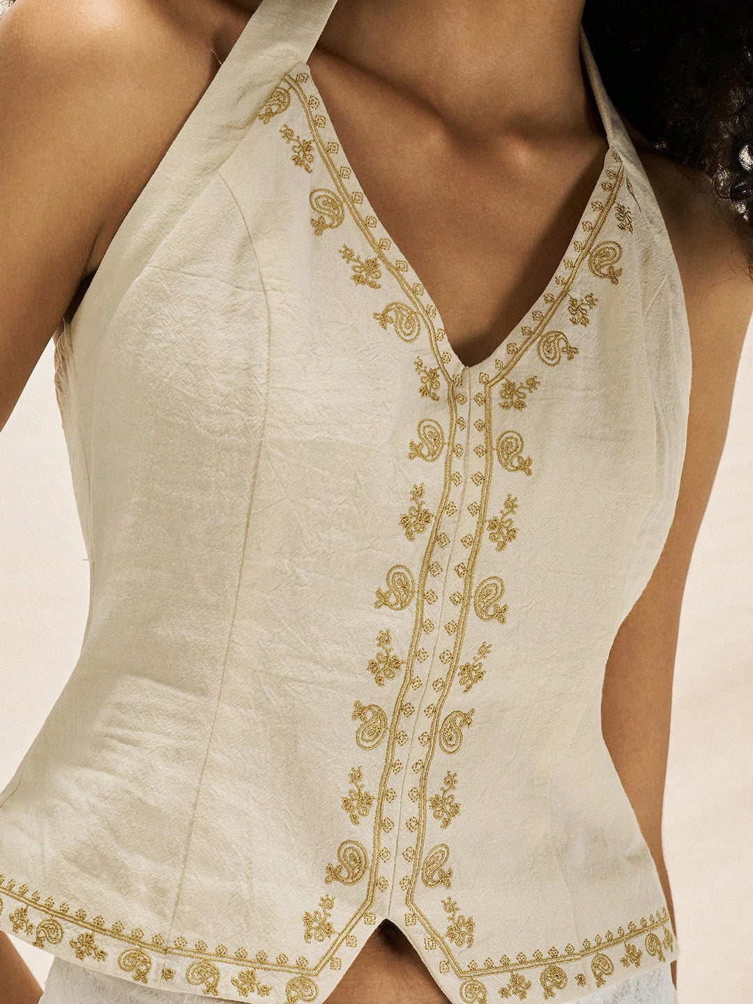 Top SHEIN, crem