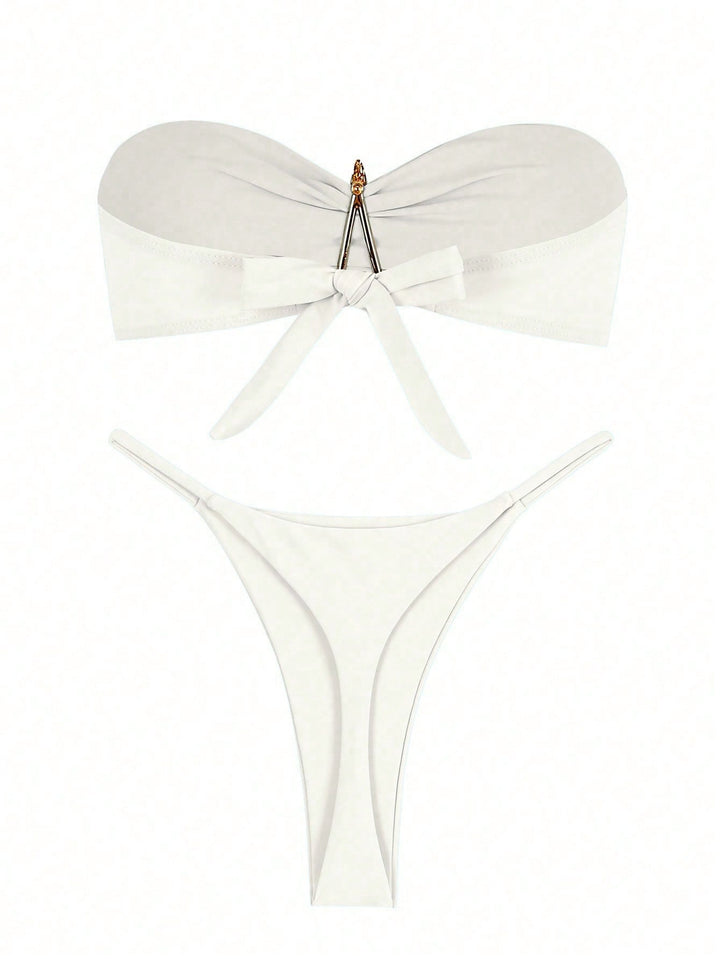 SHEIN bikinifelső, fehér