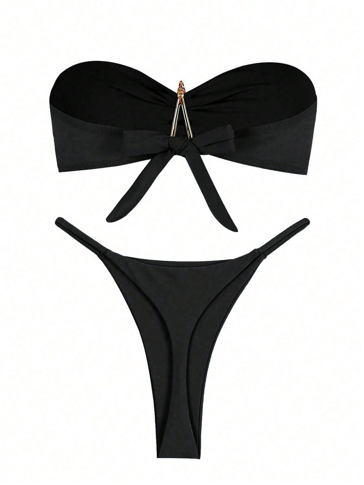 Costum de baie SHEIN, negru
