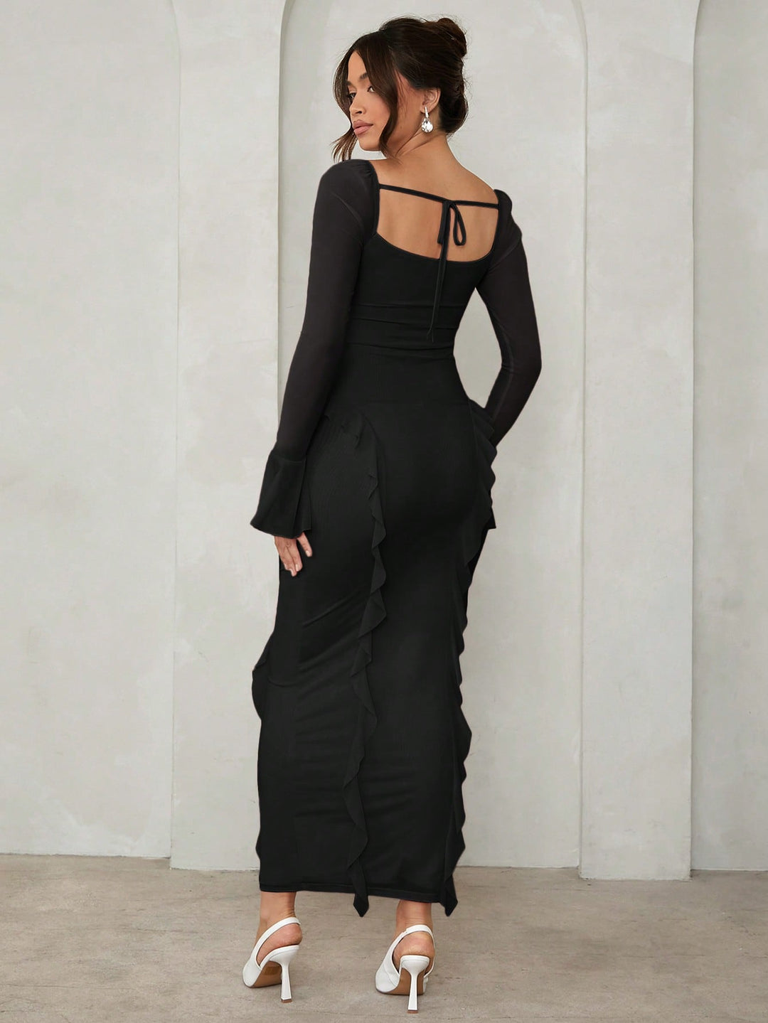Rochie maxi SHEIN, negru