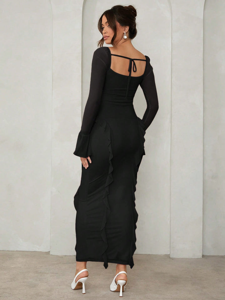 Rochie maxi SHEIN, negru