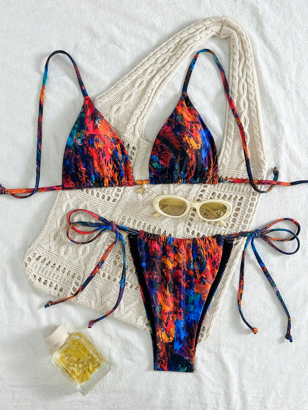 Costum de baie SHEIN, mix culori