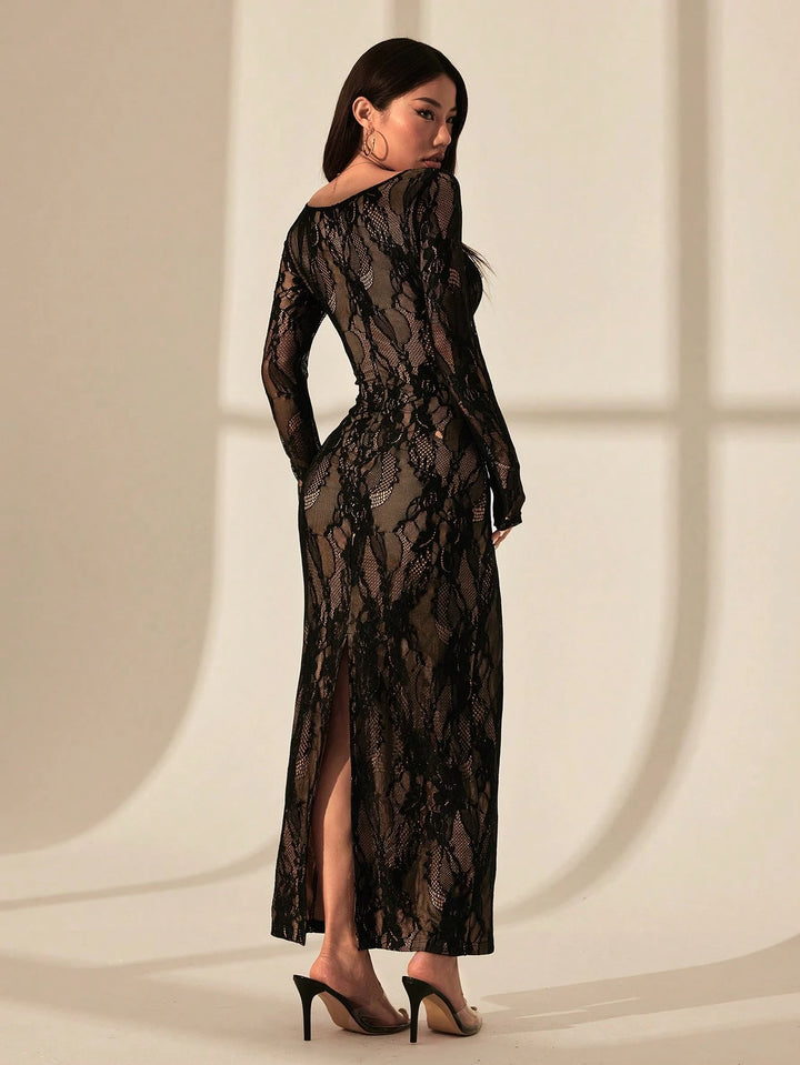 Rochie maxi SHEIN, negru