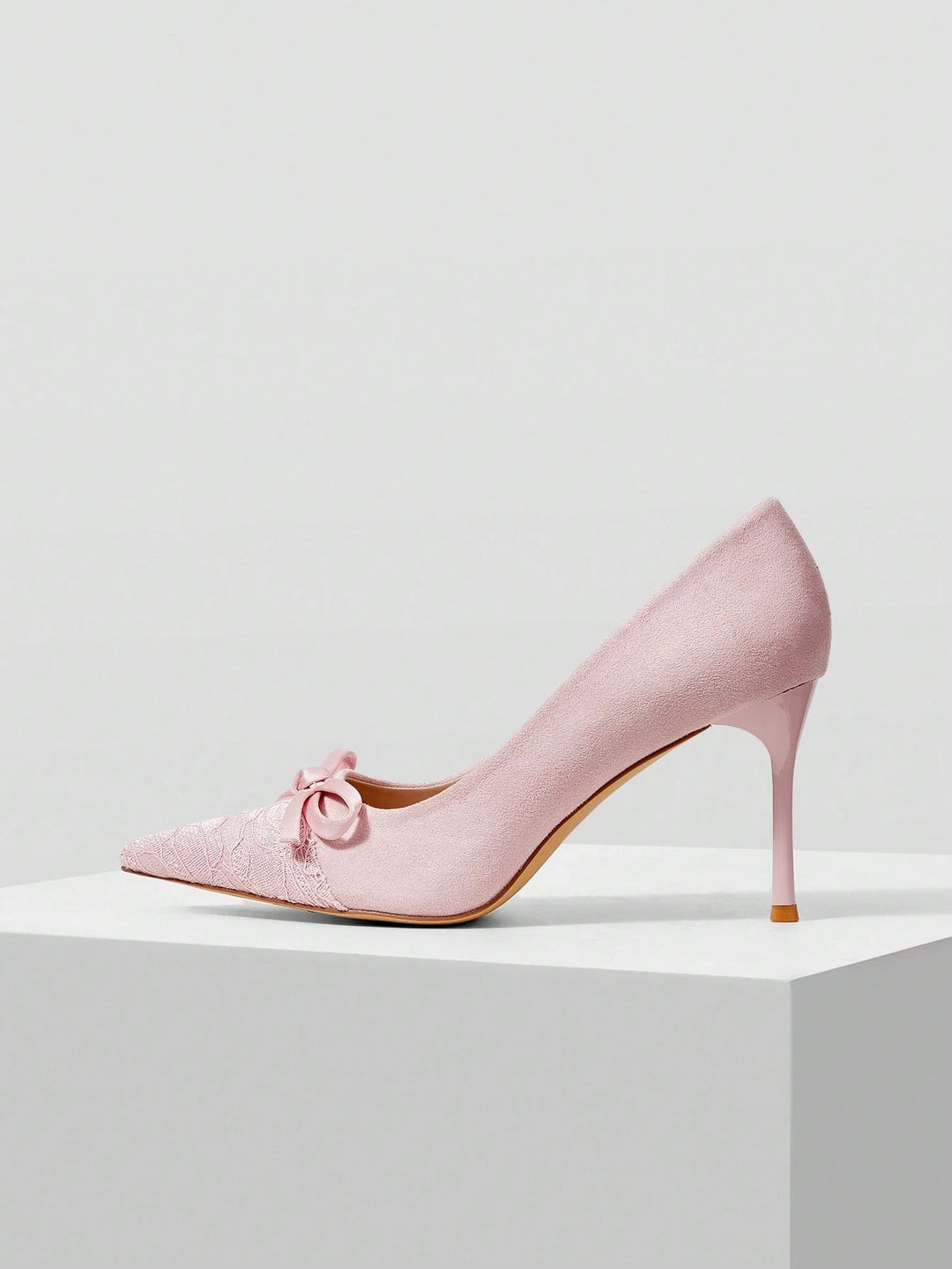 Pantofi cu toc SHEIN, roz