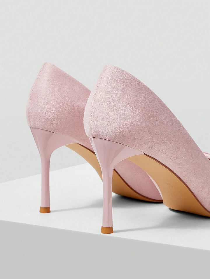 Pantofi cu toc SHEIN, roz