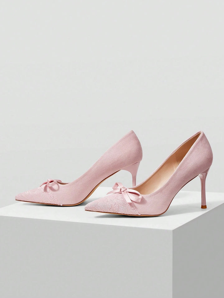 Pantofi cu toc SHEIN, roz