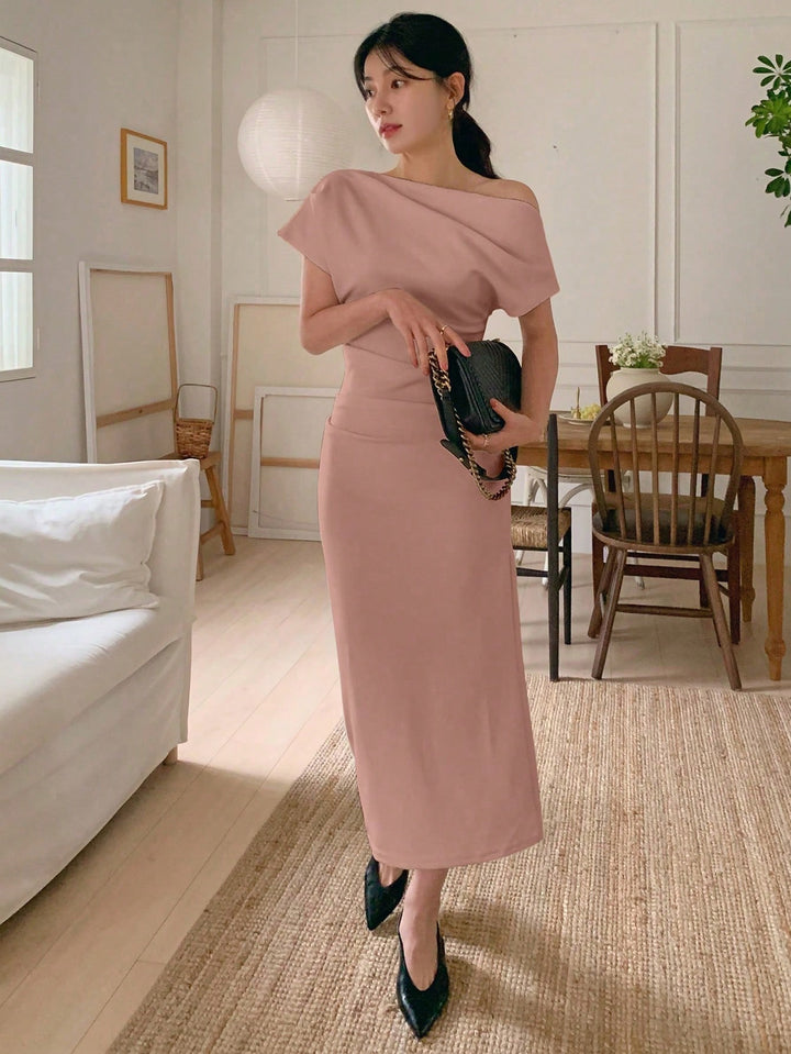 Rochie maxi SHEIN, roz