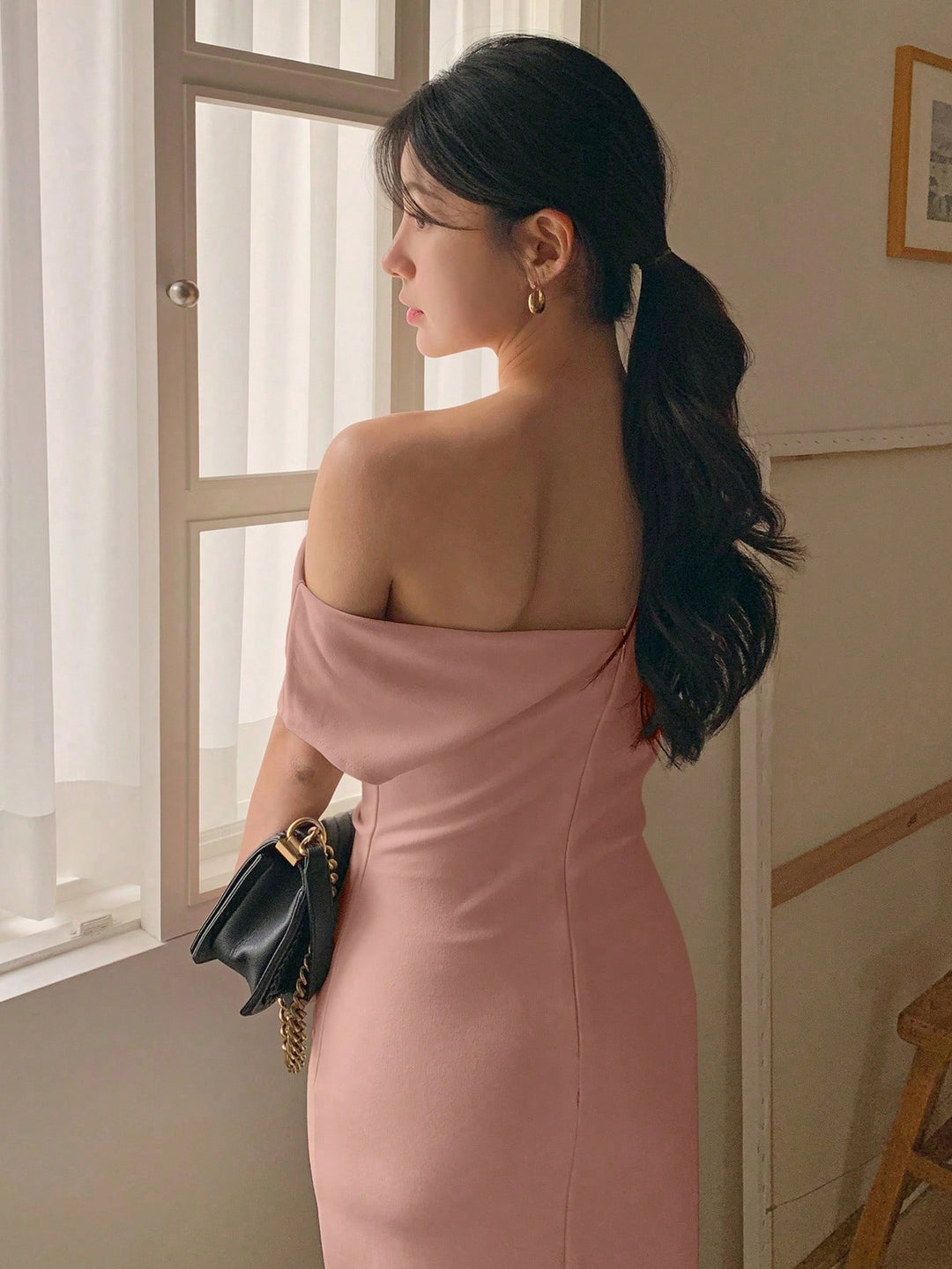 Rochie maxi SHEIN, roz