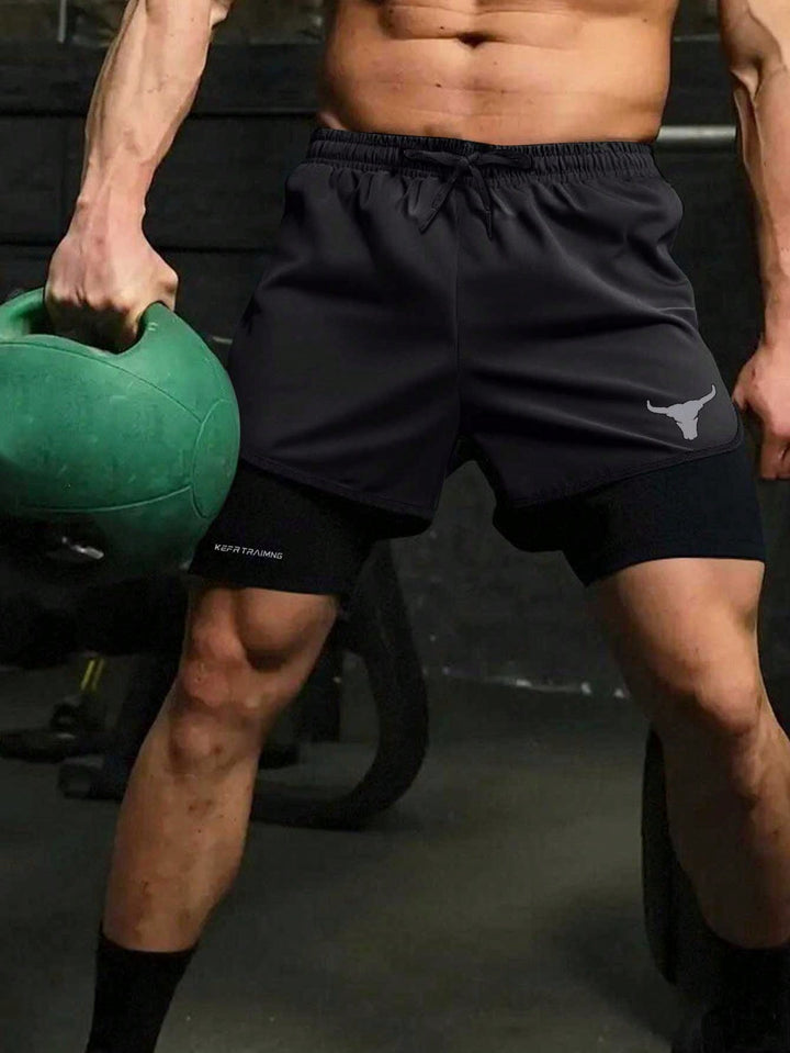 Pantaloni scurți SHEIN, negru