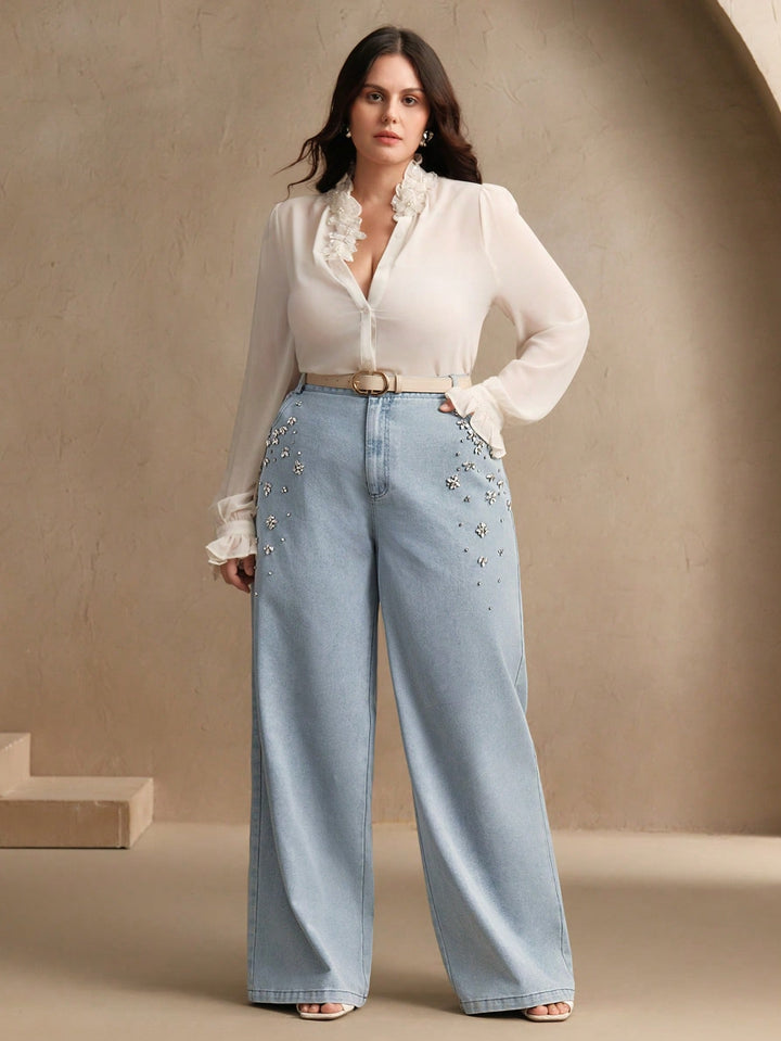 Jeans SHEIN, albastru