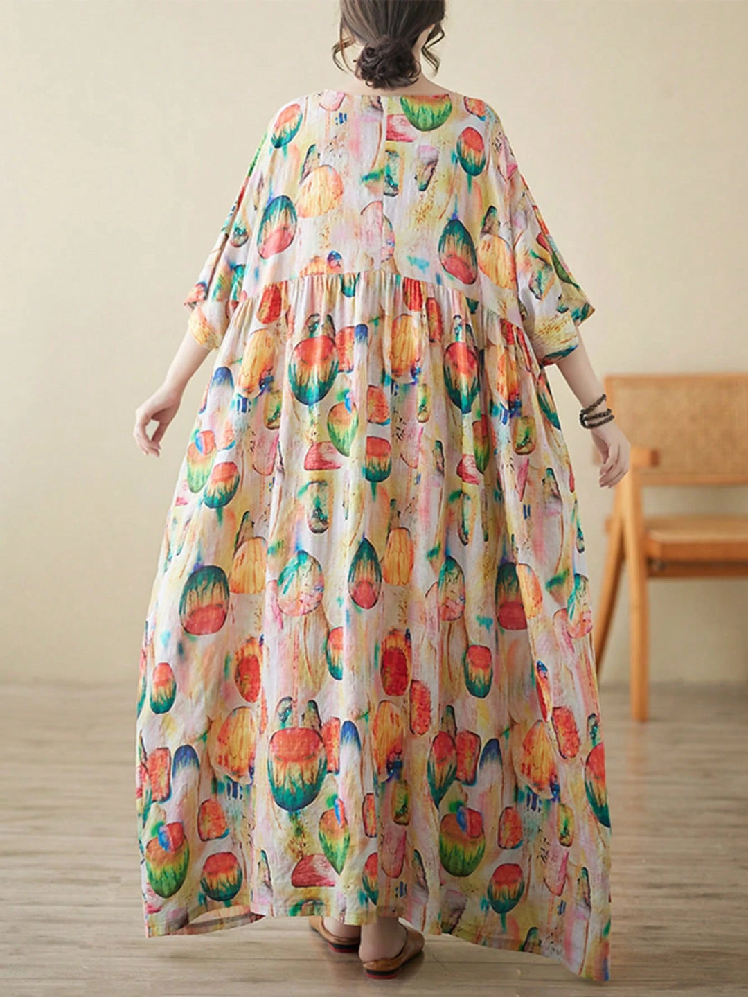 Rochie maxi SHEIN, mix culori