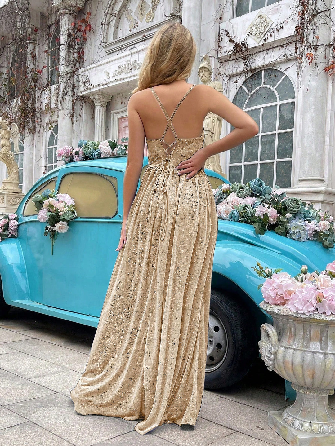 Rochie SHEIN, portocaliu
