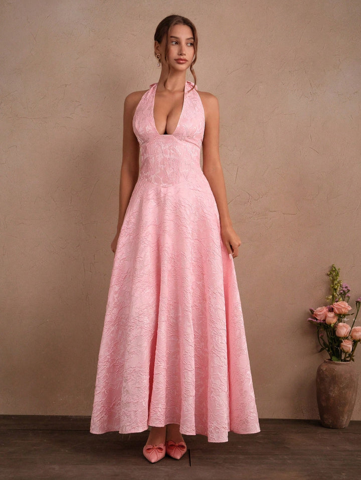 Rochie maxi SHEIN, roz