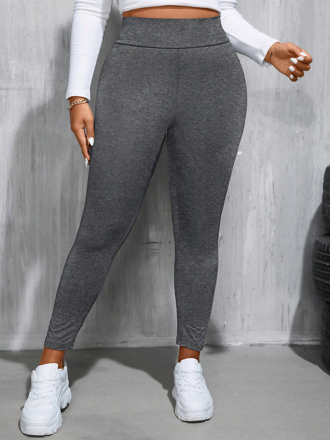 SHEIN leggings, szürke
