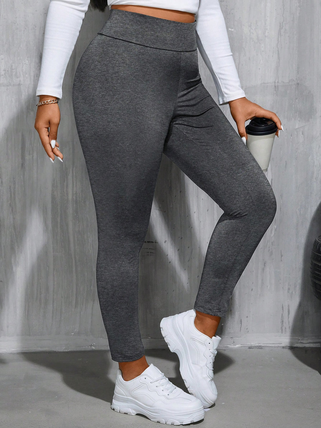 SHEIN leggings, szürke