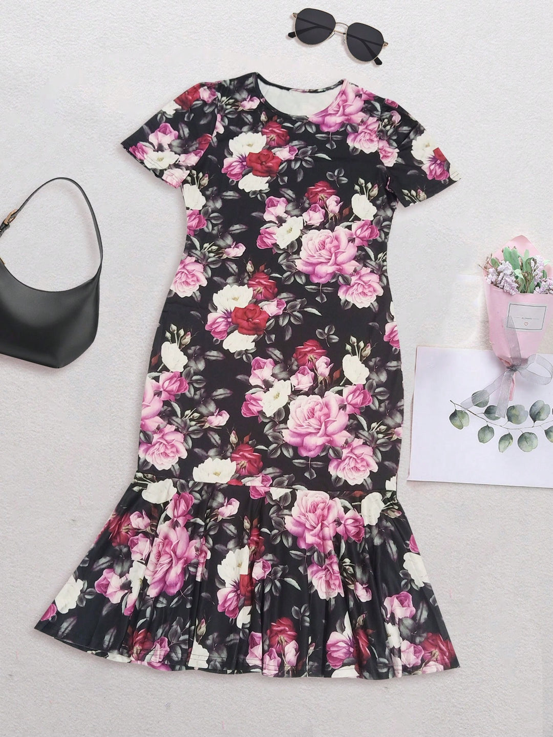 Rochie maxi SHEIN, mov