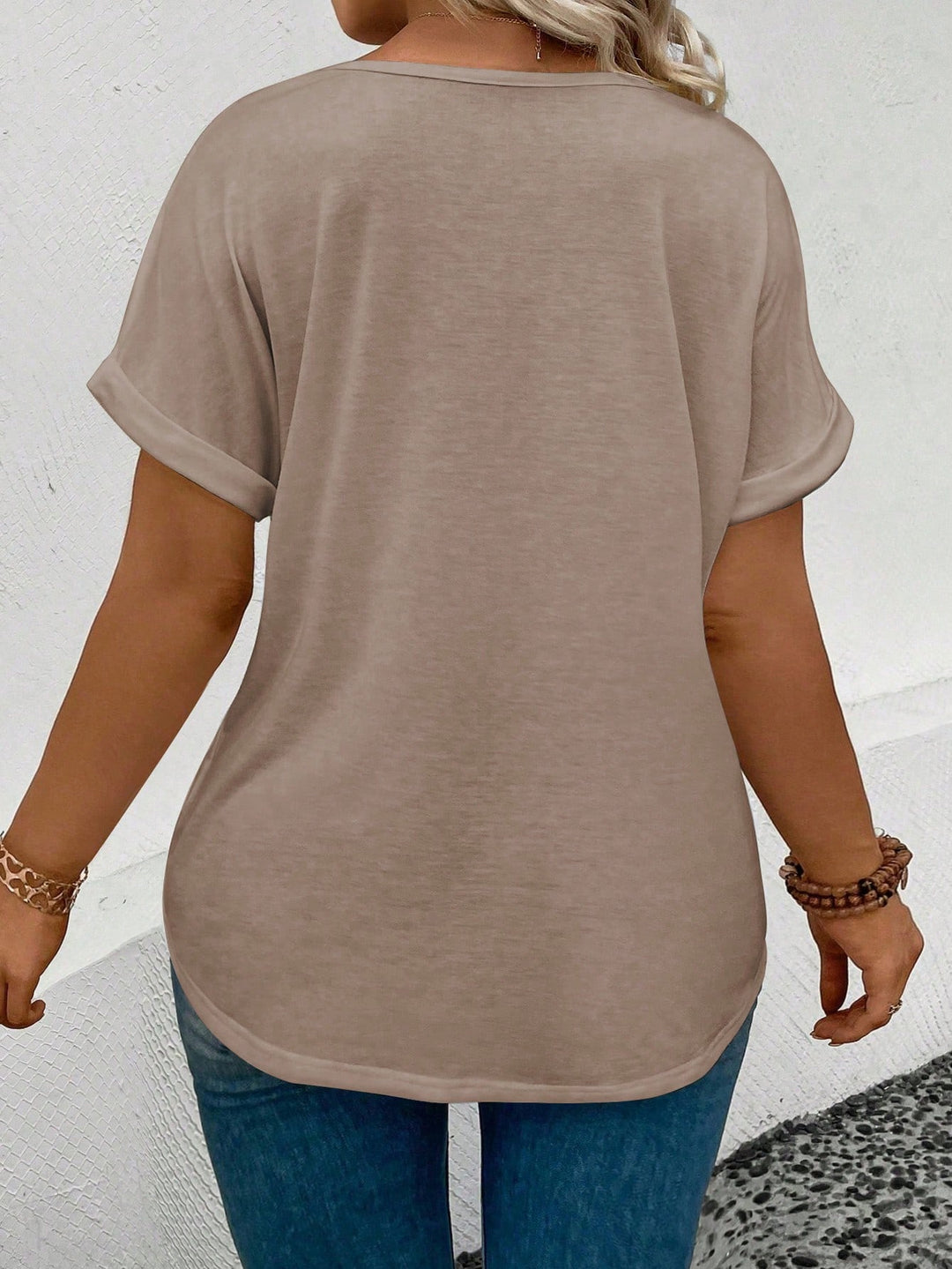 Tricou SHEIN, bej