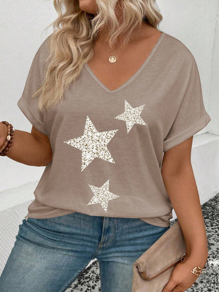 Tricou SHEIN, bej
