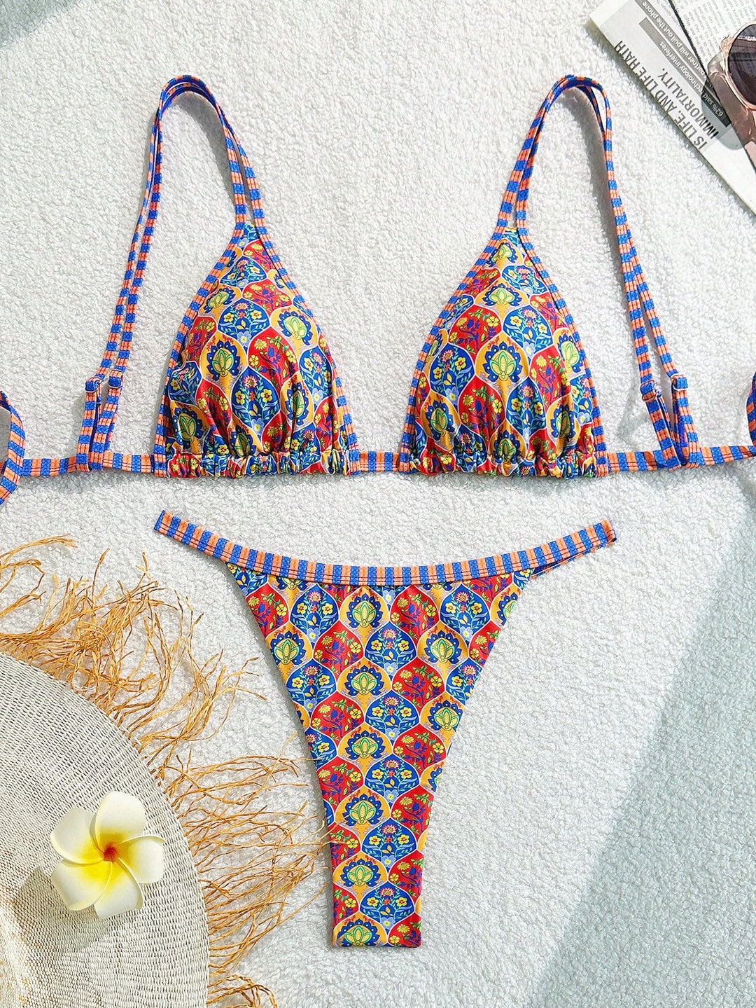 SHEIN fürdőruha bikini szett, színes