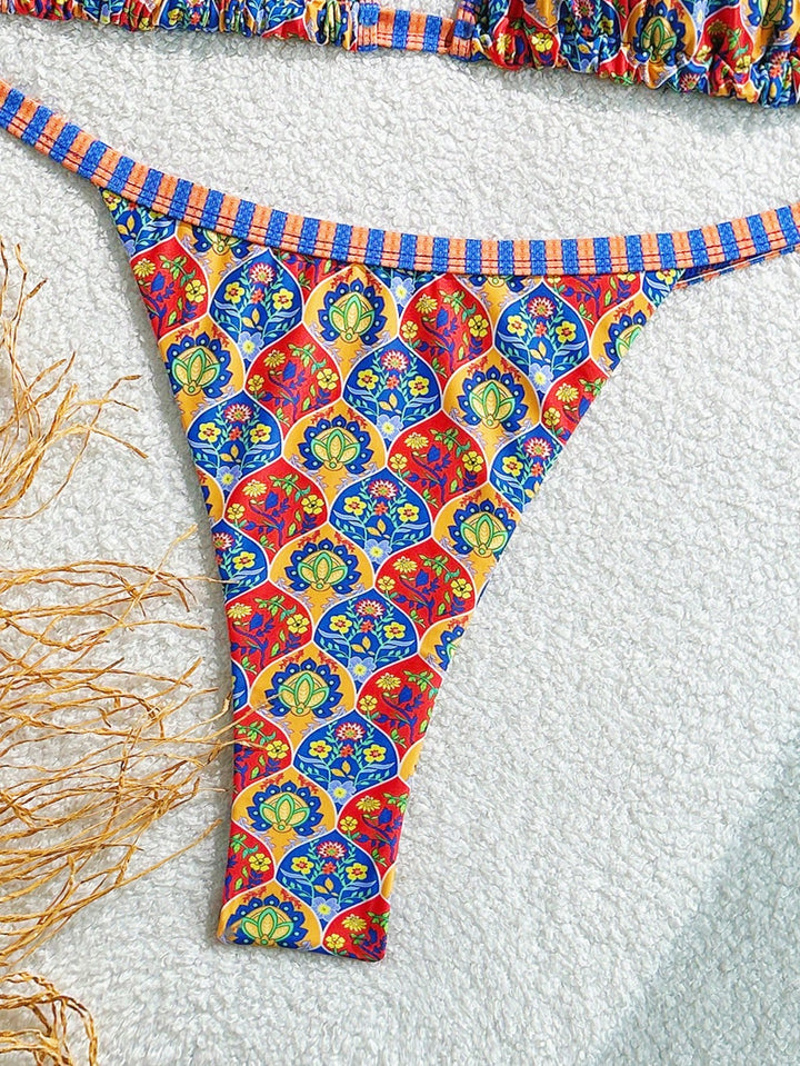 SHEIN fürdőruha bikini szett, színes