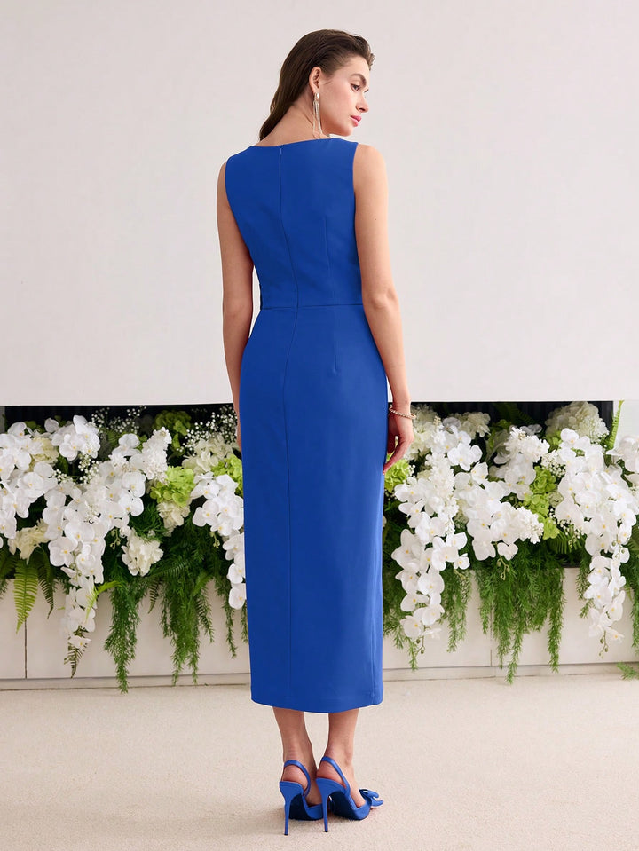 Rochie midi SHEIN, albastru