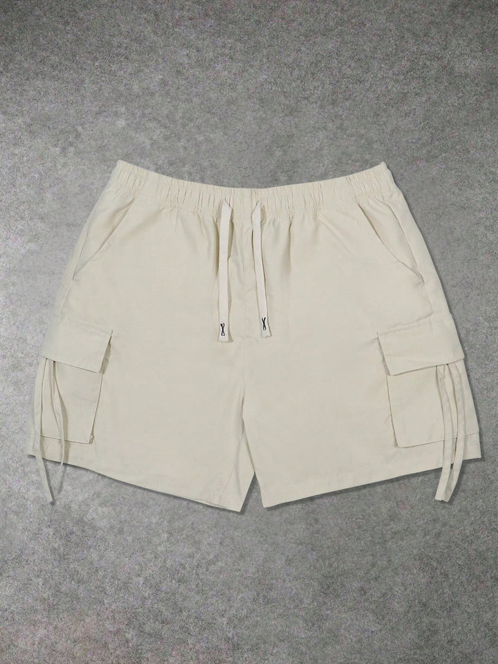 Pantaloni scurți SHEIN, crem