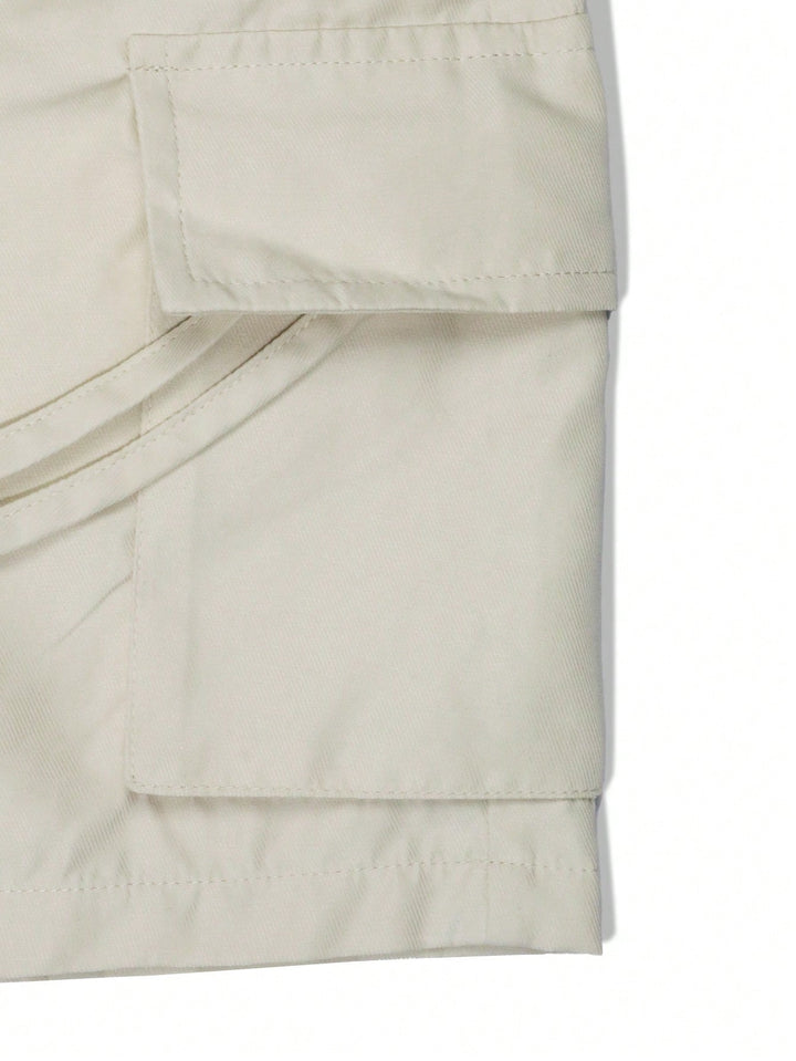 Pantaloni scurți SHEIN, crem