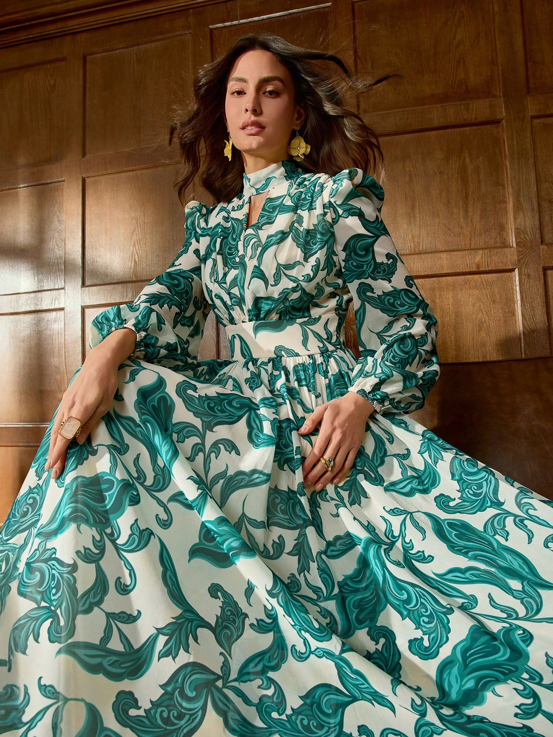 Rochie SHEIN, verde