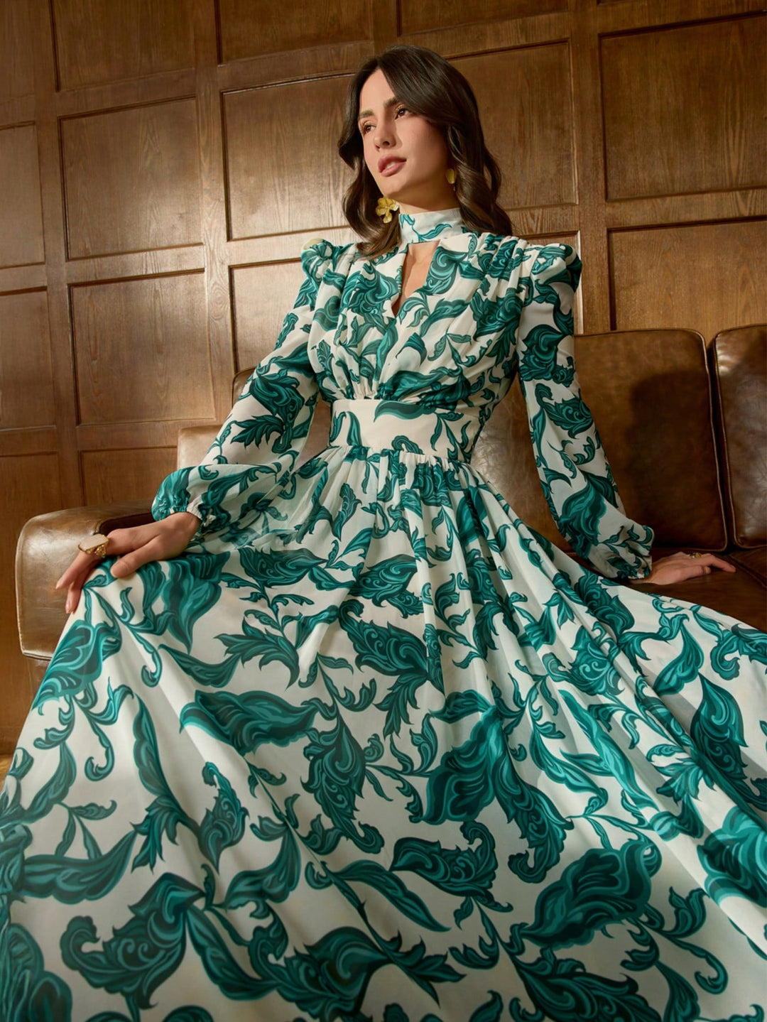 Rochie SHEIN, verde