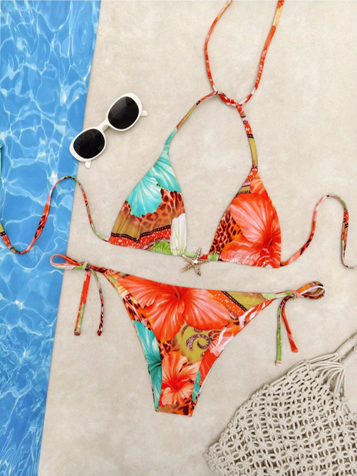 Costum de baie SHEIN, mix culori