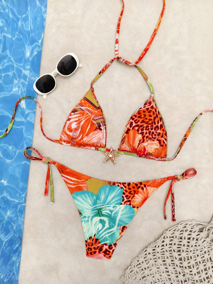 Costum de baie SHEIN, mix culori