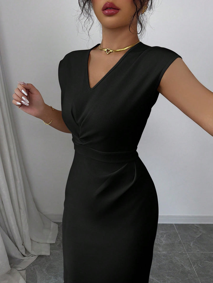 Rochie midi SHEIN, negru
