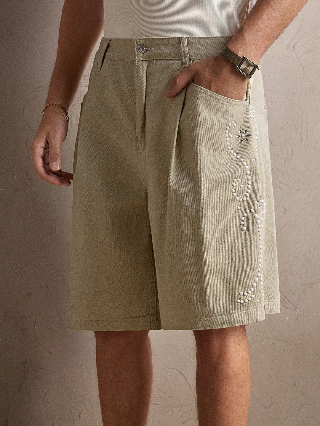 Jeans SHEIN, kaki