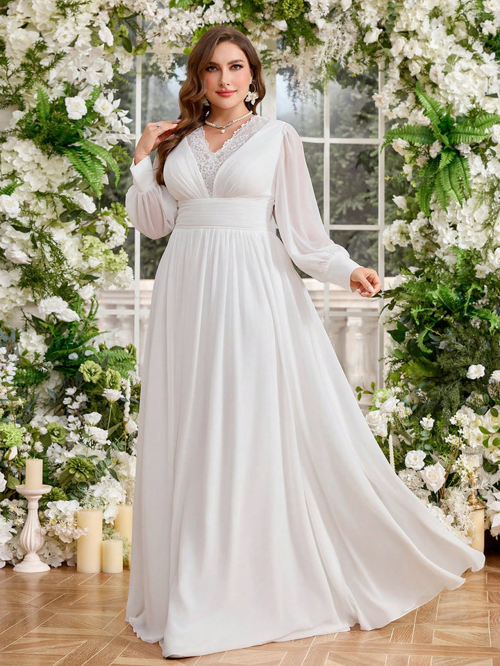 Rochie de mireasă SHEIN, alb