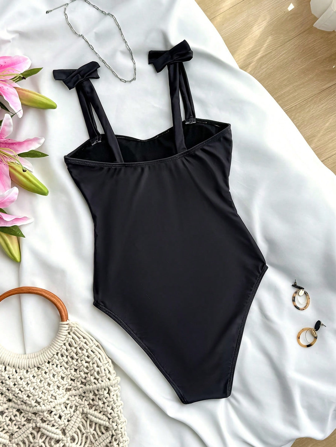 Costum de baie întreg SHEIN, negru