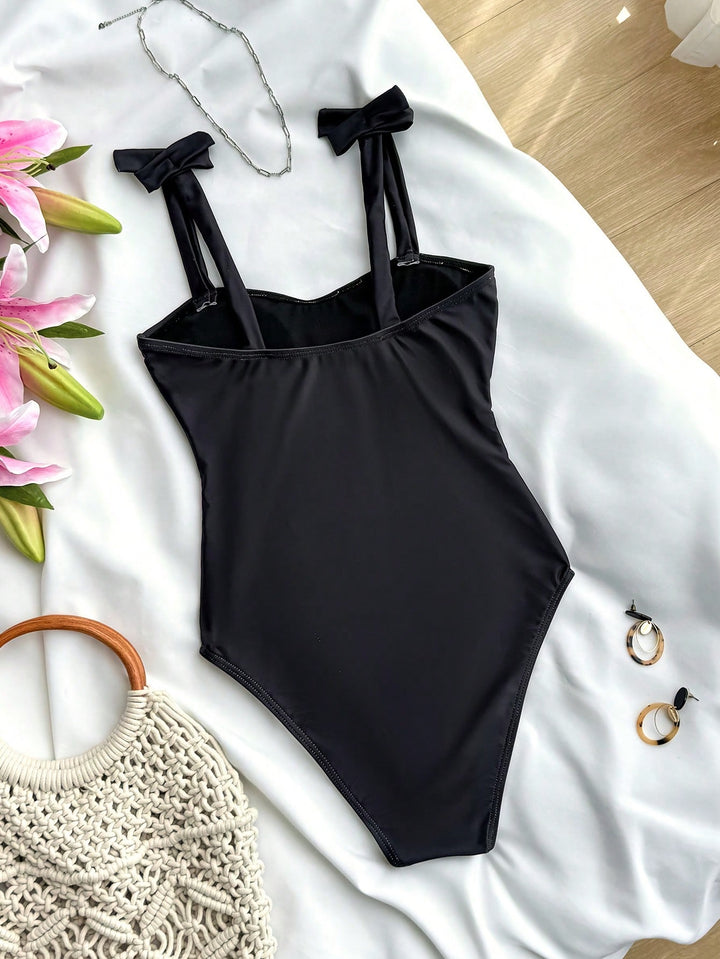 Costum de baie întreg SHEIN, negru