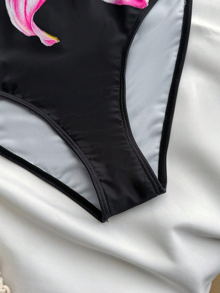 Costum de baie întreg SHEIN, negru