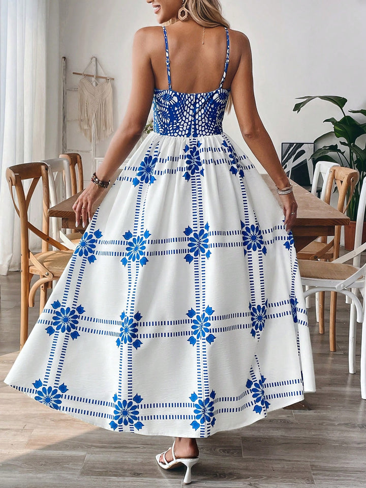 Rochie maxi SHEIN, albastru