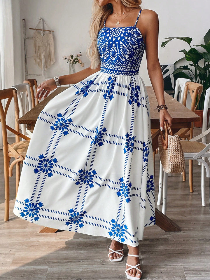 Rochie maxi SHEIN, albastru