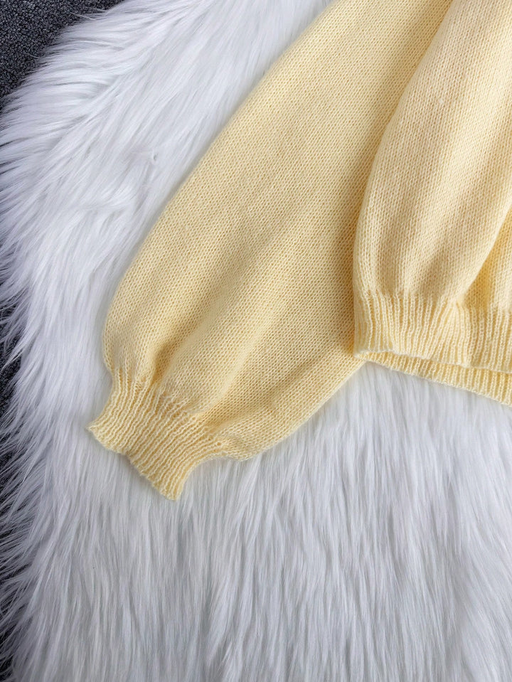 Cardigan SHEIN, galben