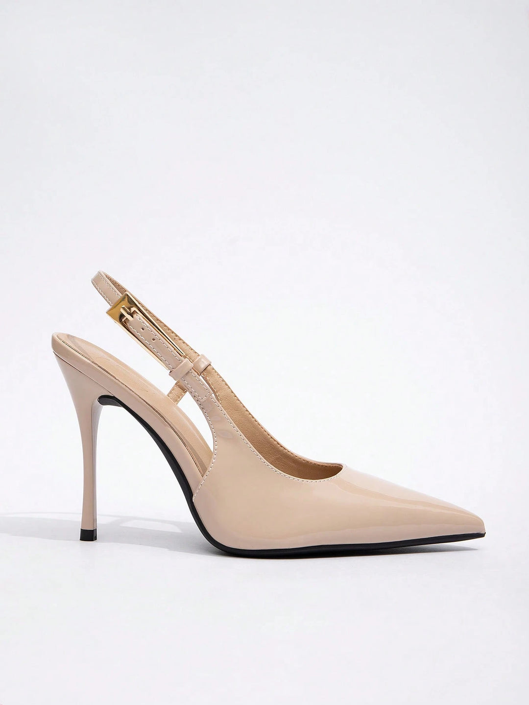 Pantofi cu toc SHEIN, bej