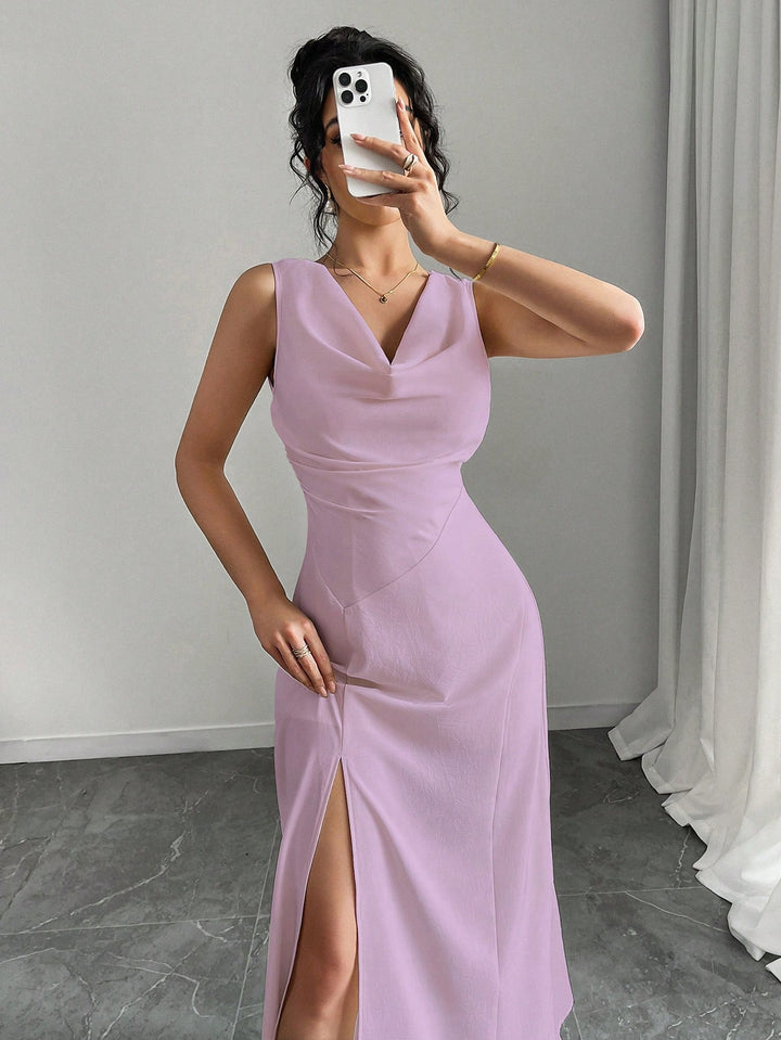 Rochie midi SHEIN, mov