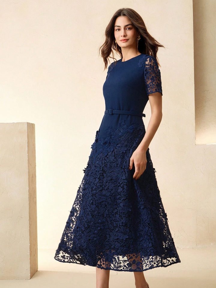 Rochie midi SHEIN, albastru