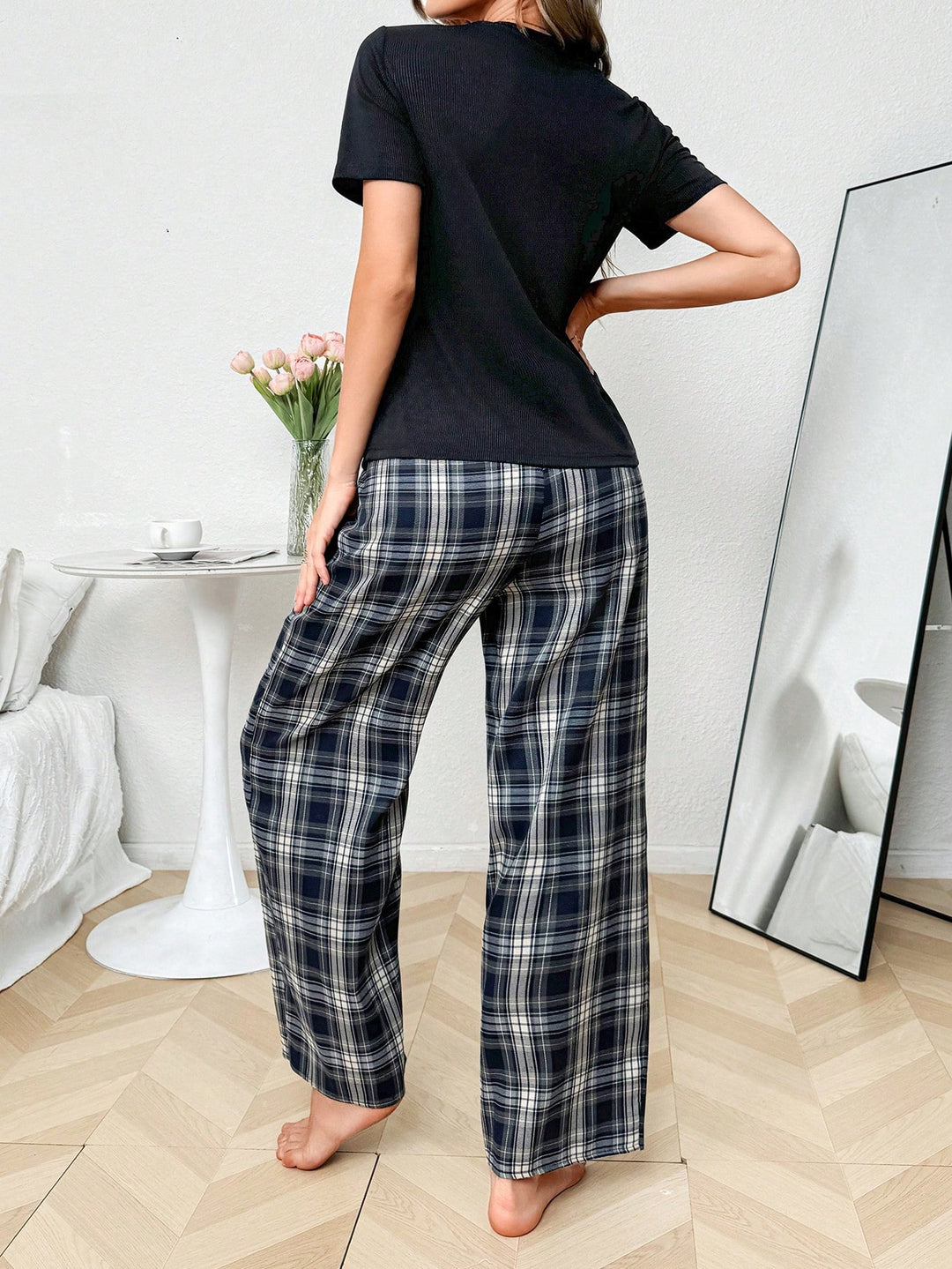 Pijama SHEIN, negru