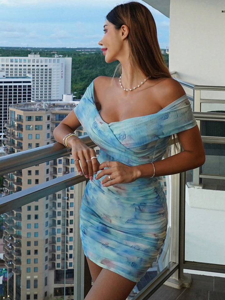 Rochie mini SHEIN, albastru